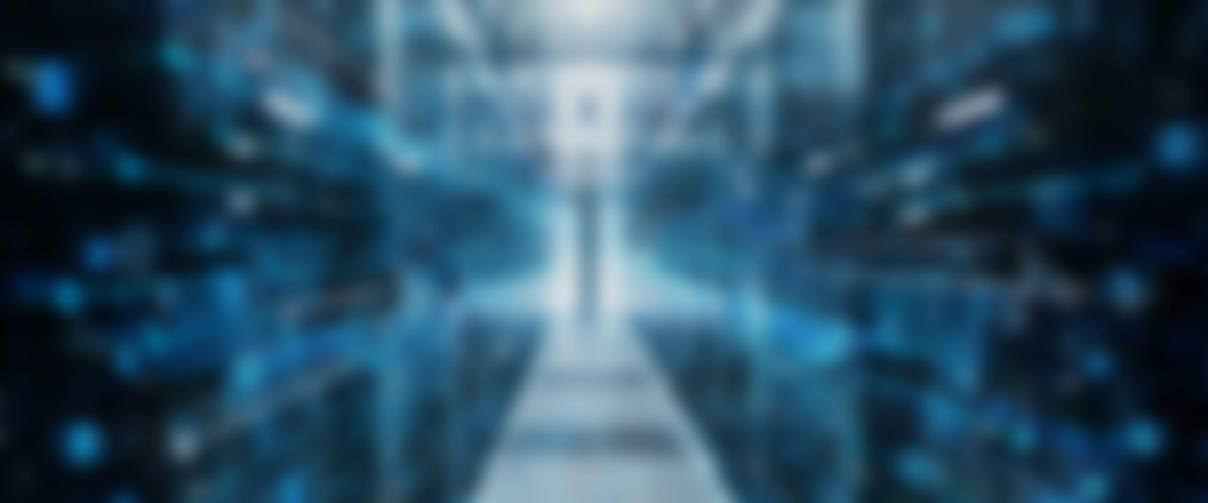 Gang eines Serverraums